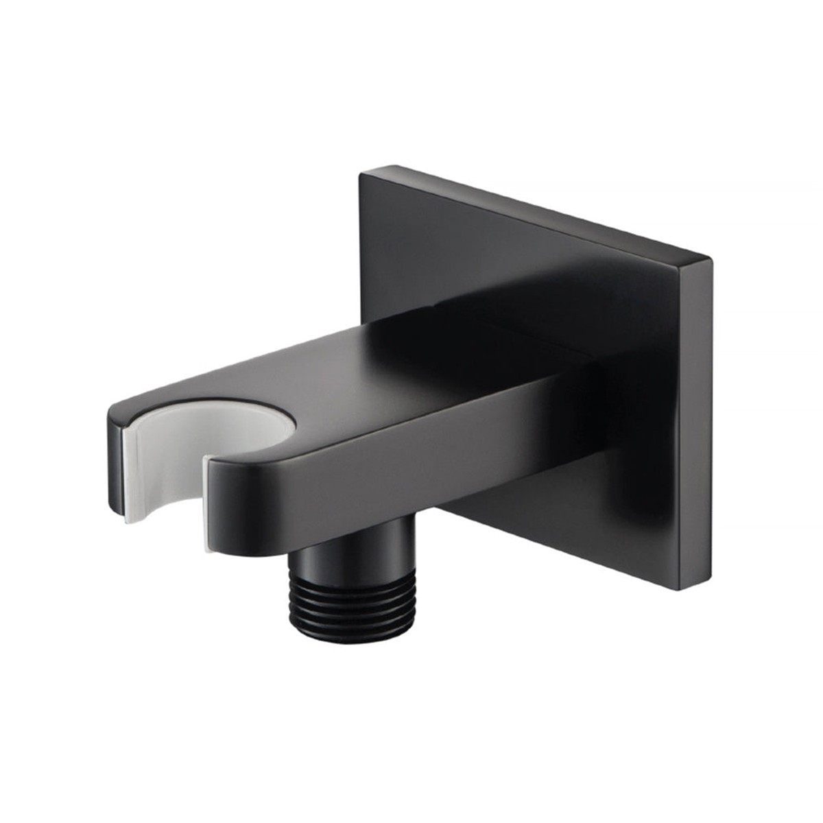 Universal Hand Shower Holder Connector - Wall Mount - 3 BrassMatt Black