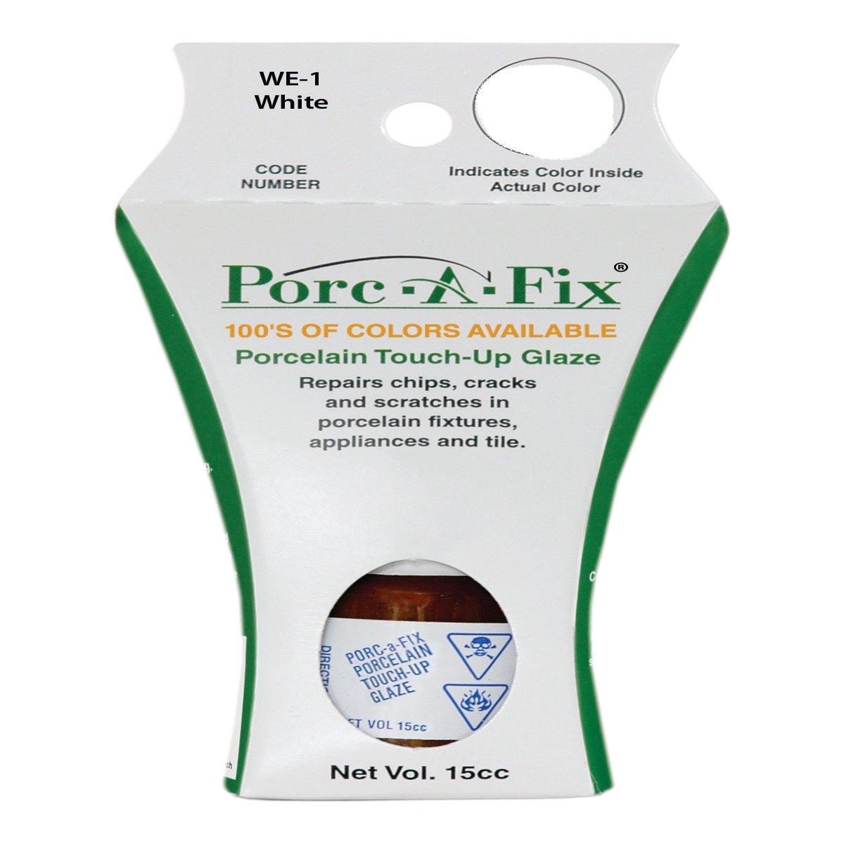 WE-1 Porc-A-Fix Touch Up Repair Glaze - Westinghouse White