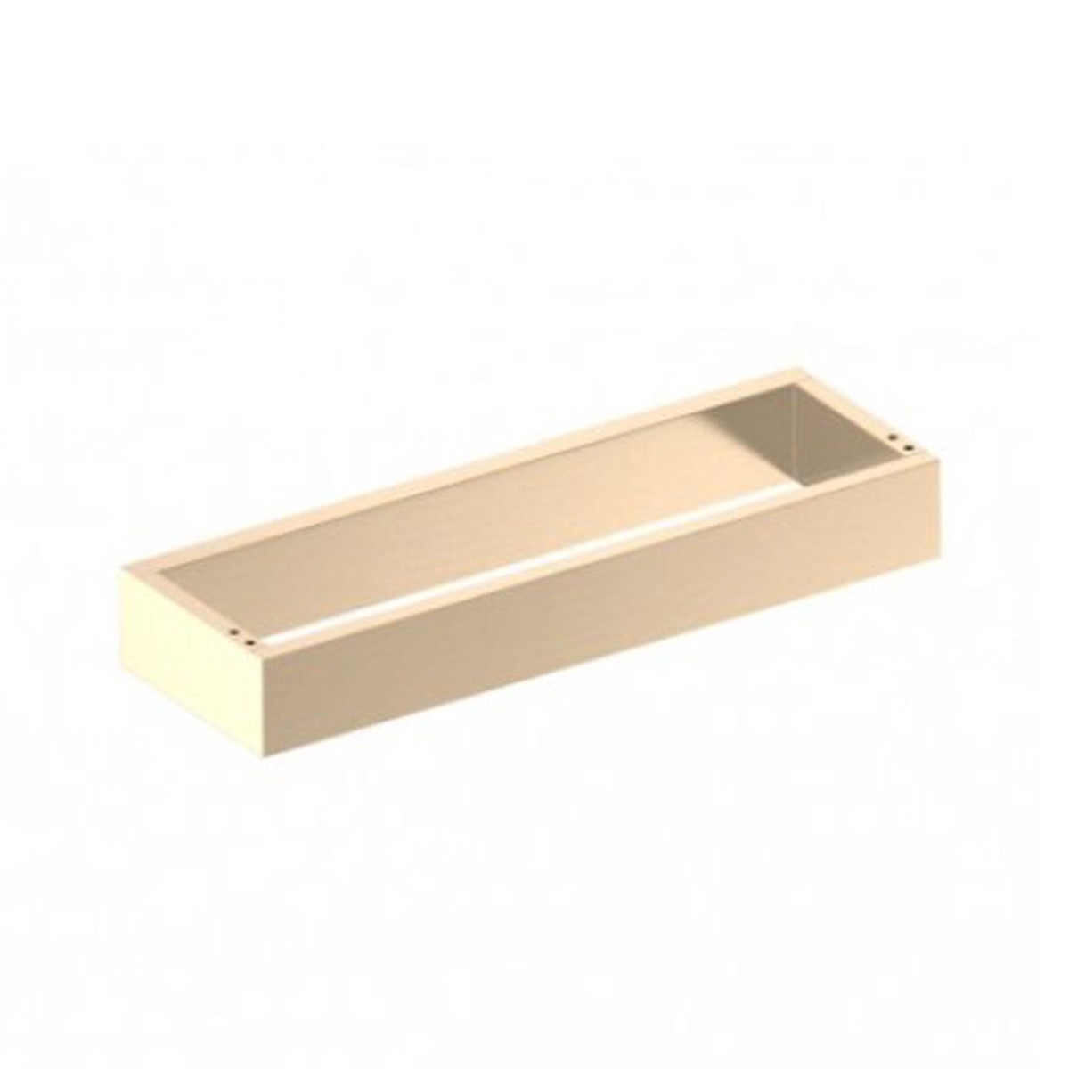 Berlin Rectangular Towel Ring - Wall Mount - 10 BrassBrushed Brass