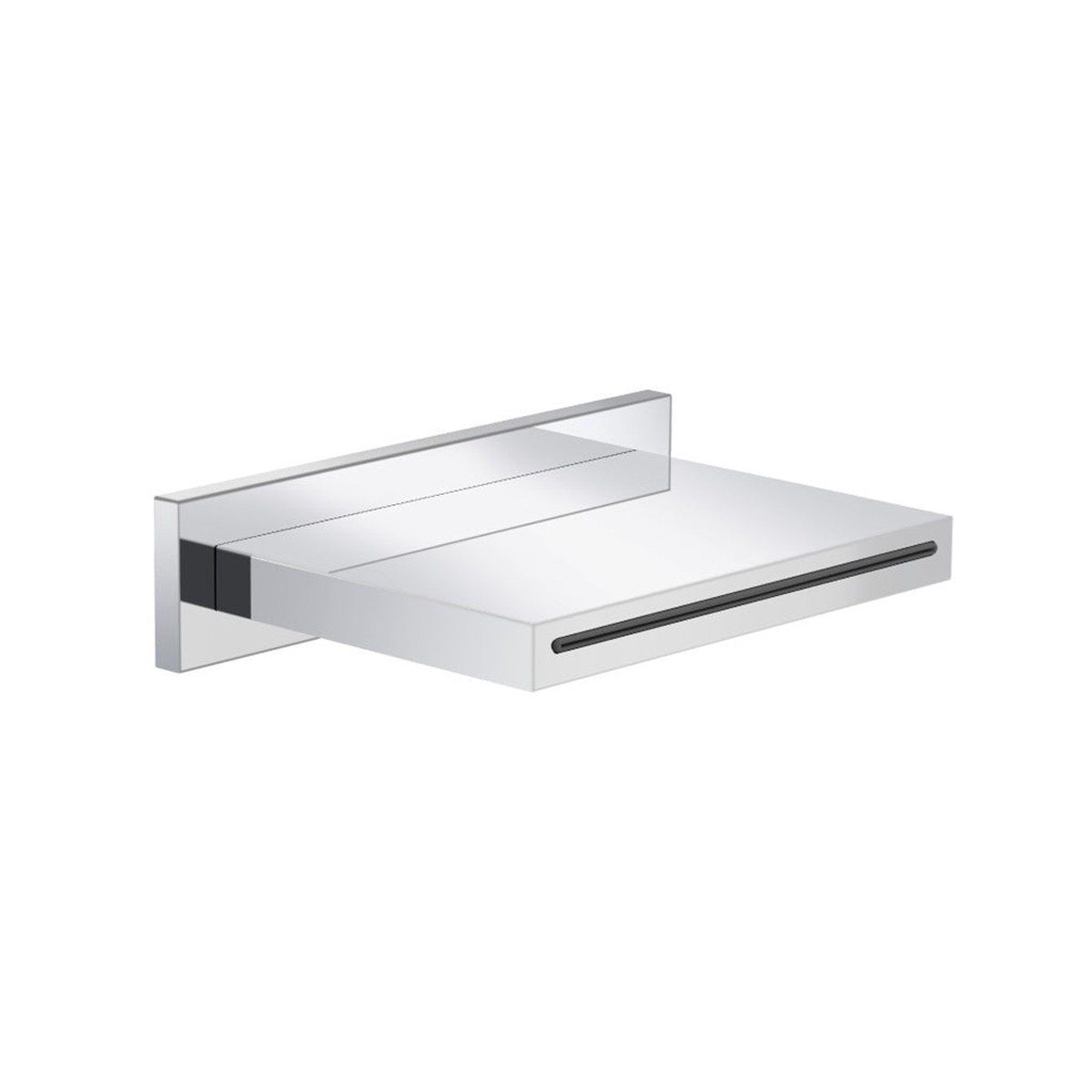 Cascade Waterfall Tub Spout - Wall Mount - 10 Stainless SteelPolished Chrome