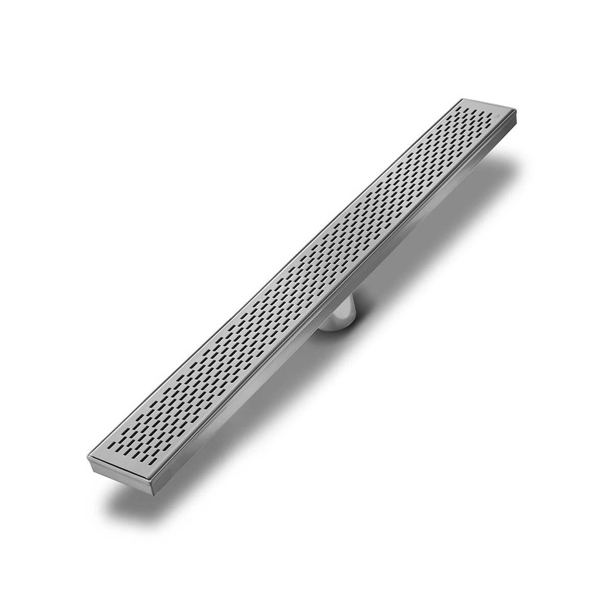Delta Delmar Standard Plain Edge Linear Shower Drain - Floor Mount - 28 Stainless SteelSatin