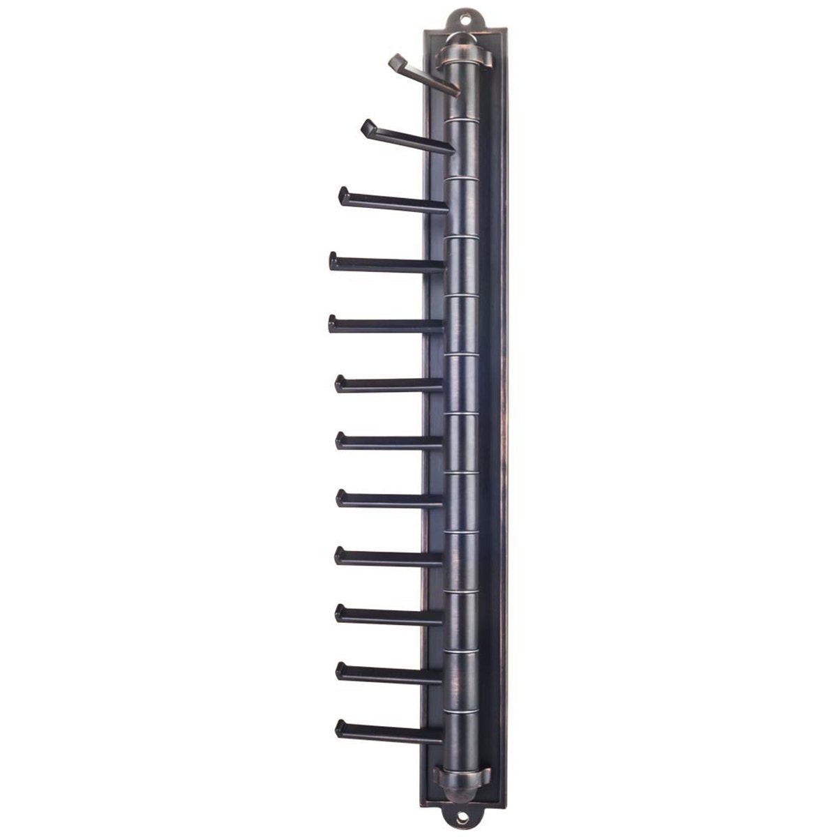 Hardware Resources Screw Mounted Cascading Tie Rack