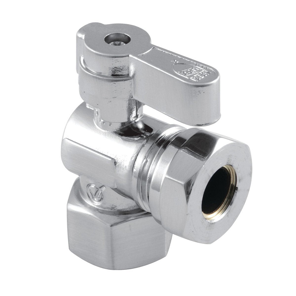 Kingston Brass 12 FIP x 12 or 716 OD Slip Joint Angle Stop Valve