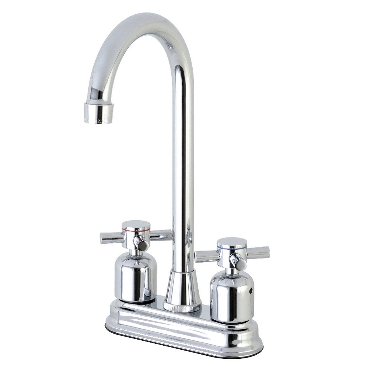 Kingston Brass Concord 4 Centerset High-Arch Spout Bar Faucet