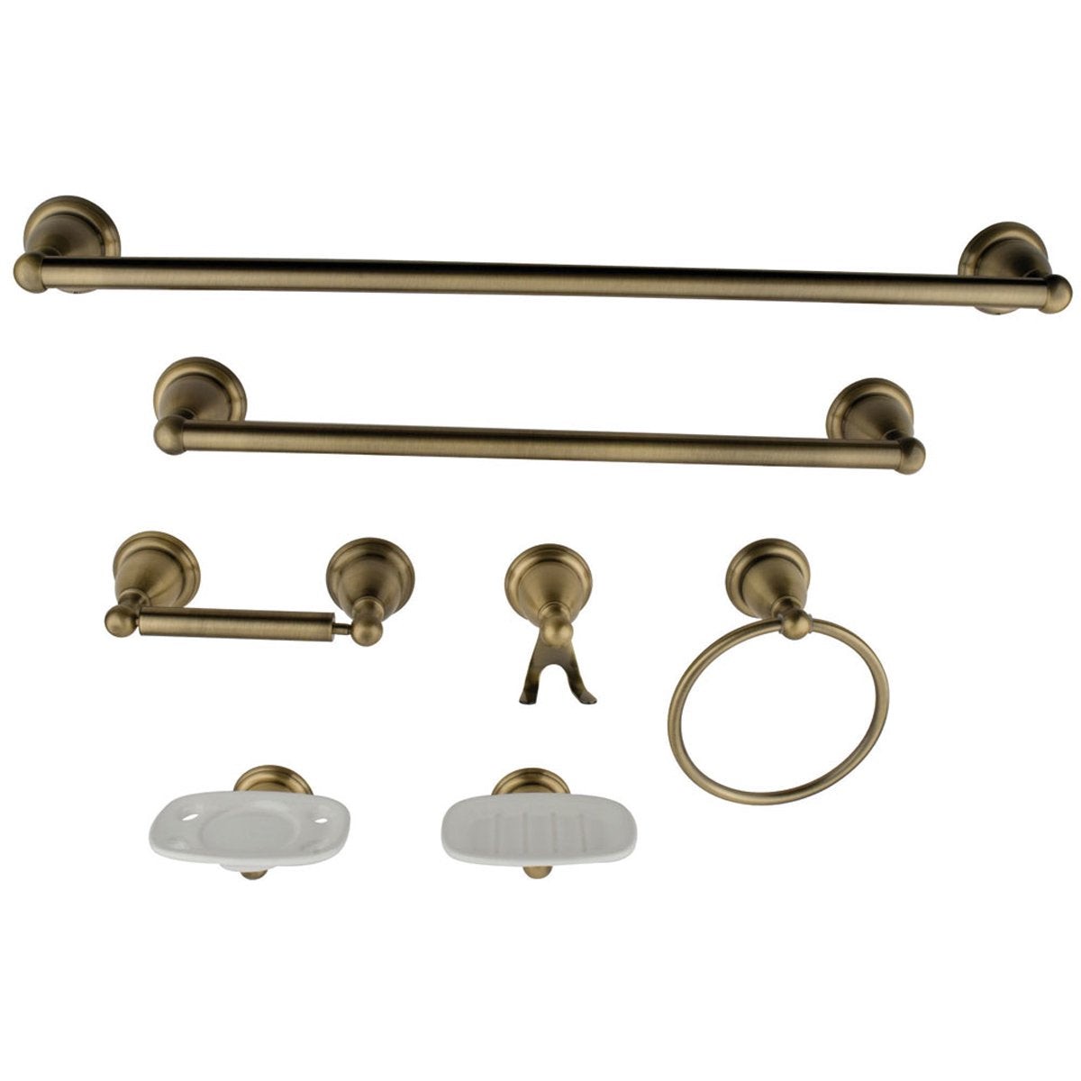 Kingston Brass Heritage 7 Piece Bathroom Accessory Set
