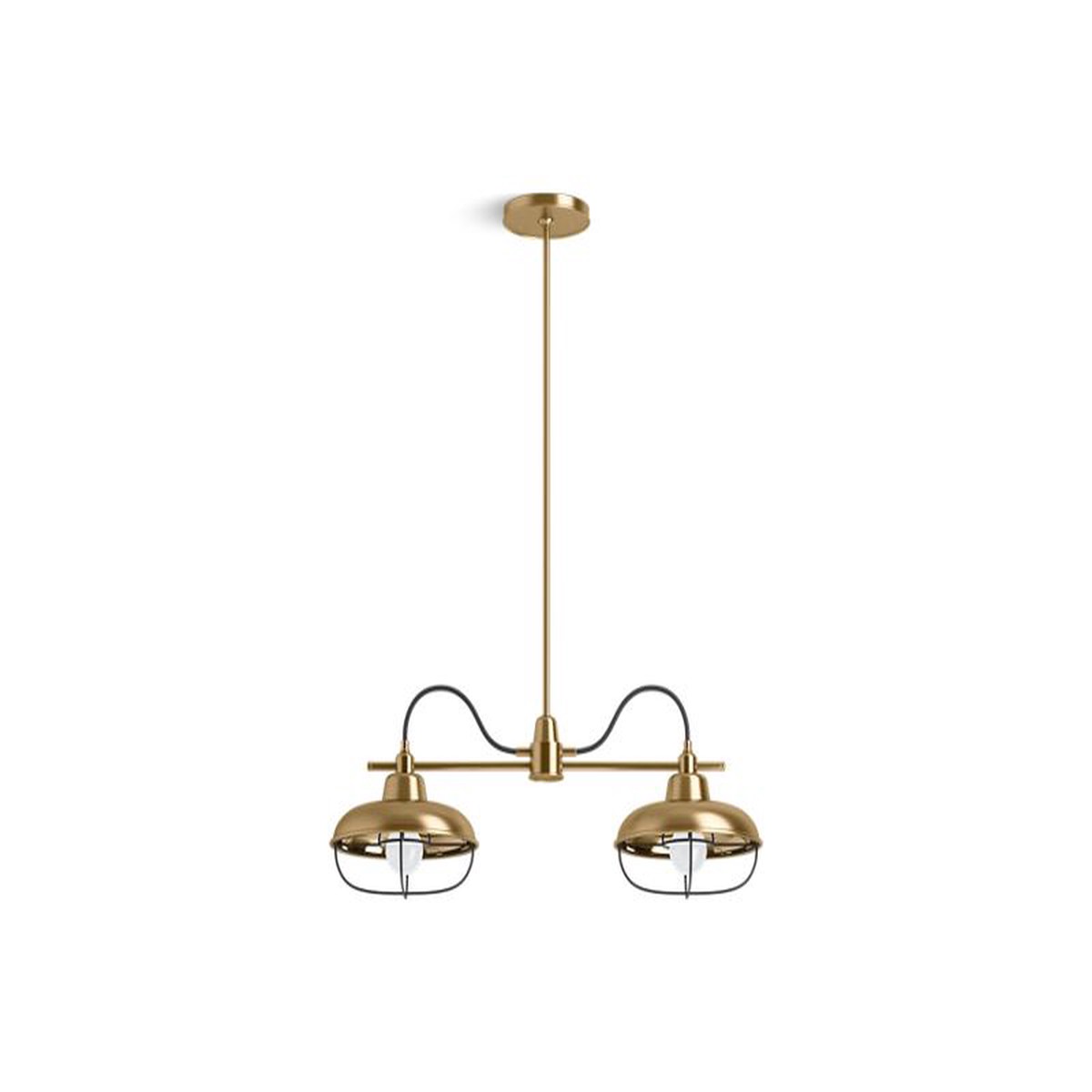 KOHLER K-23660-CH02 Modern Farm Two-light linear chandelier