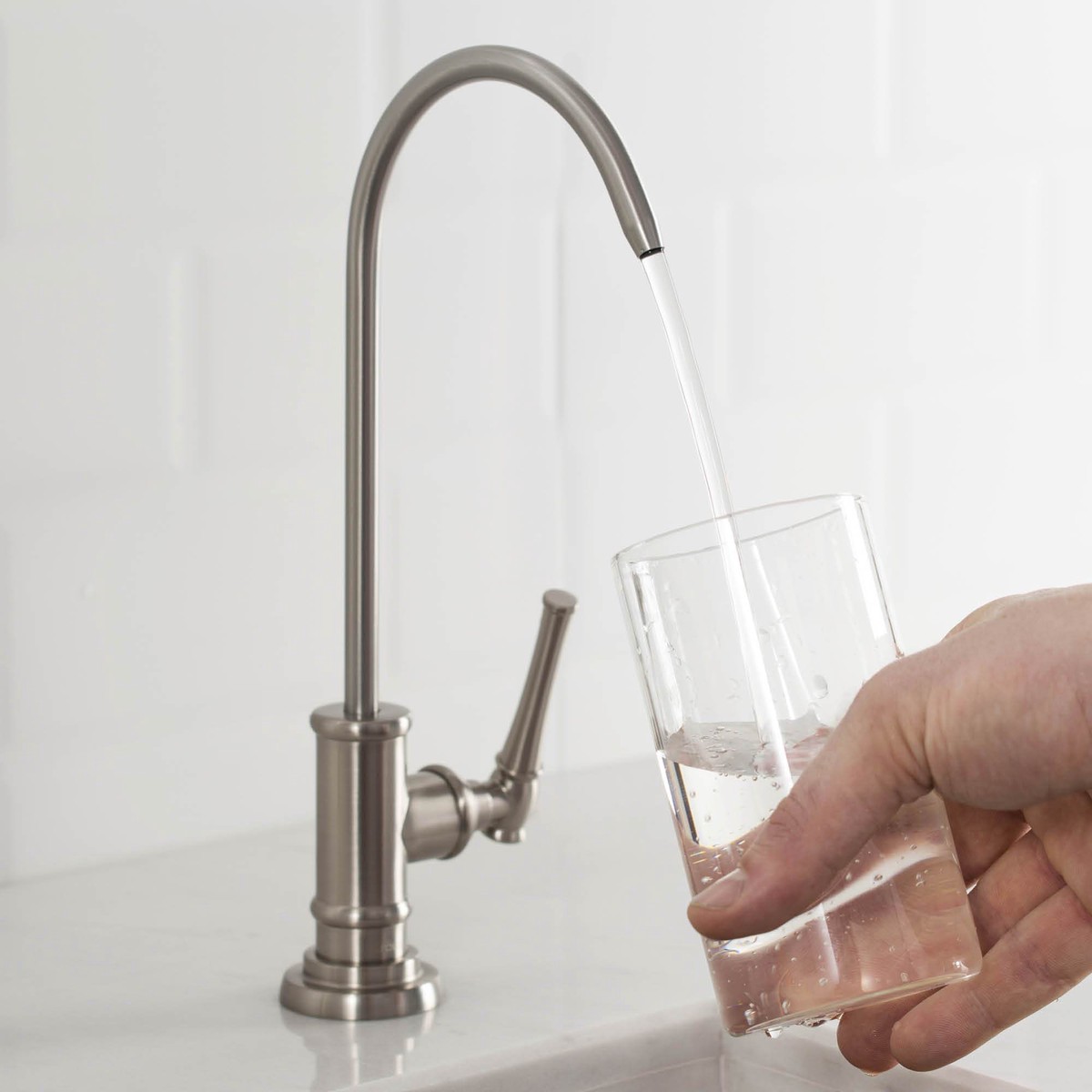KRAUS Allyn Drinking Water Dispenser Kitchen Faucet in Spot Free Stainless Steel