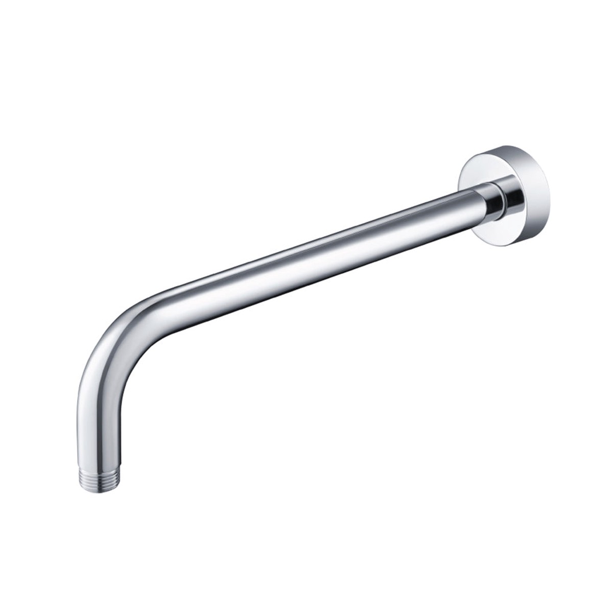 Universal Round Shower Arm - Wall Mount - 12 BrassPolished Chrome