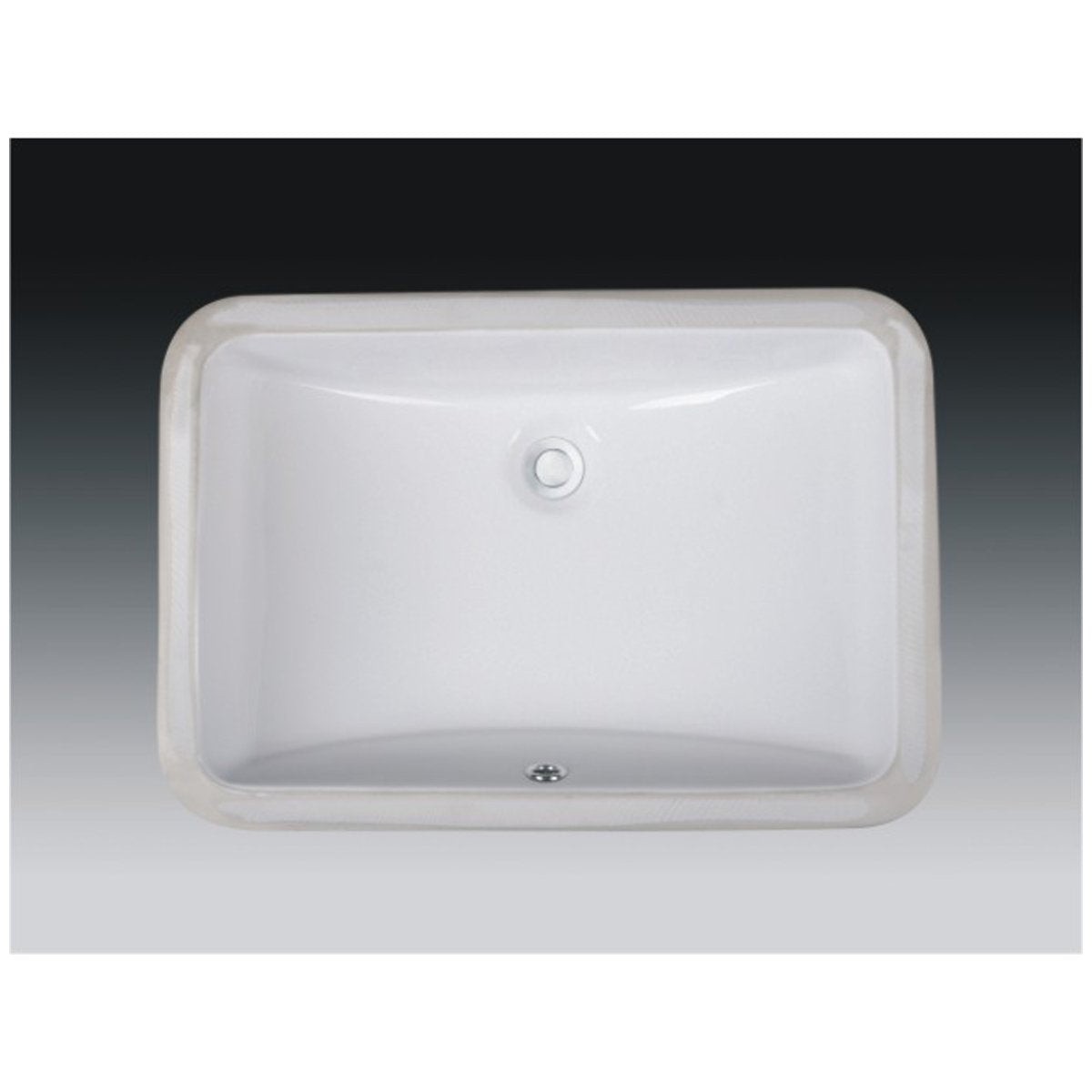 Wells Sinkware 21-Inch Rectangular Undermount Single Bowl Bathroom Sink