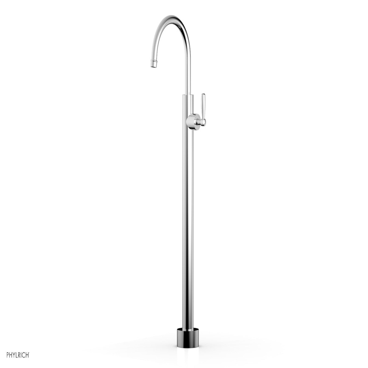 WORKS Tall Floor Mount Tub Filler - Lever Handle 220-45-02