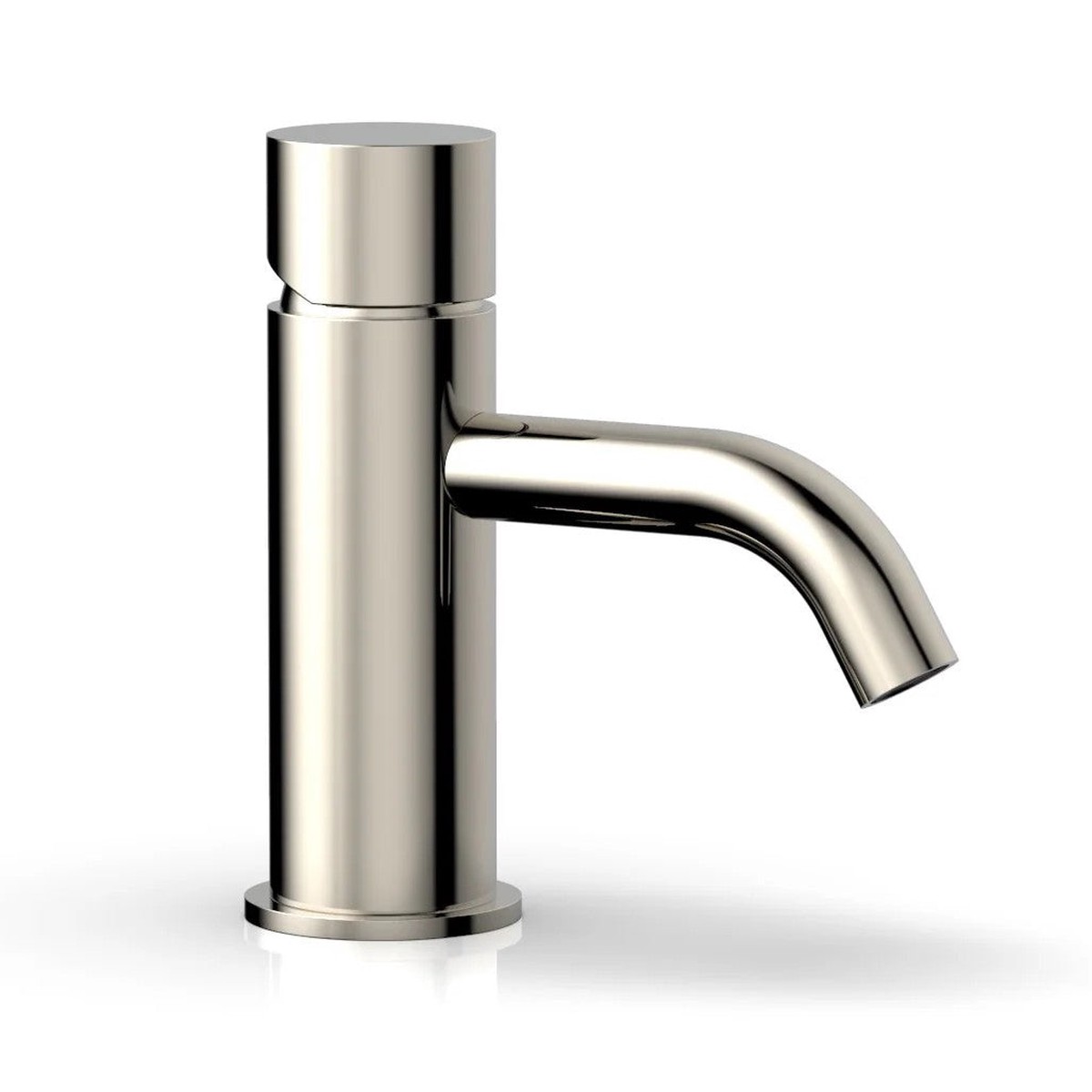 Basic Ii Round Bathroom Faucet - Single Hole - 6 BrassPolished Nickel
