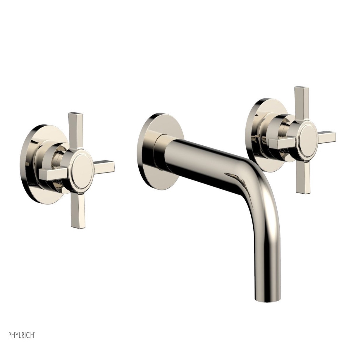 Basic Wall Tub Set - Blade Cross Handles D1137