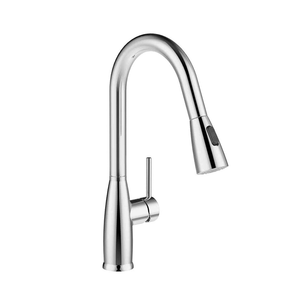 Bliss Pull Out Kitchen Faucet - Single Hole - 19 BrassPolished Chrome