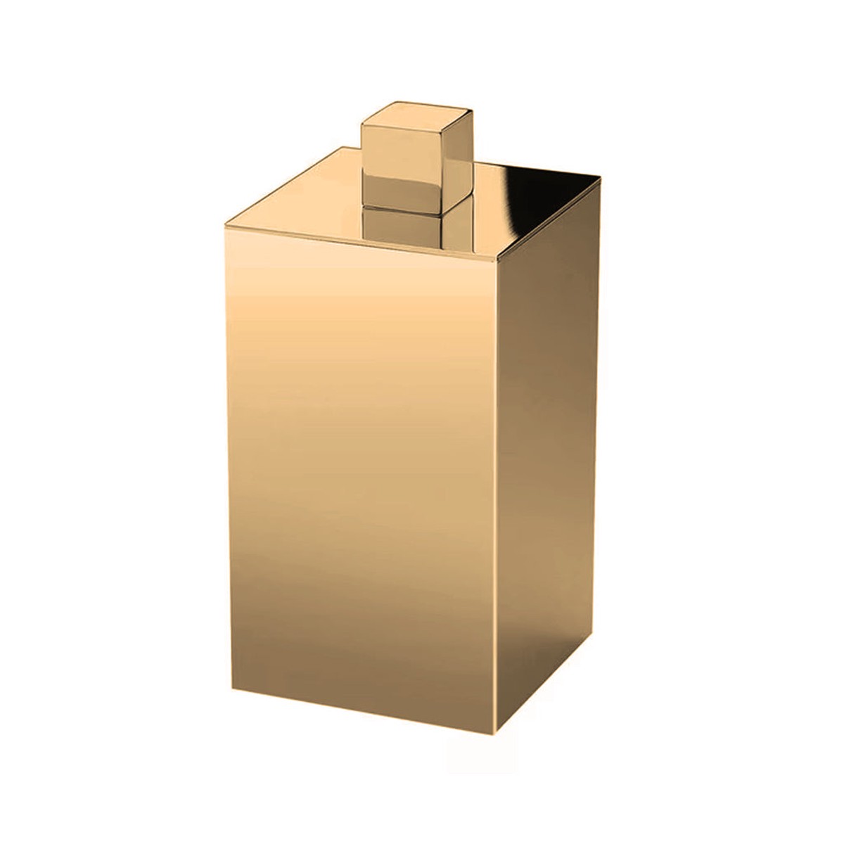 Box Metal Cotton Box - Free Standing - 5 BrassAntique Gold