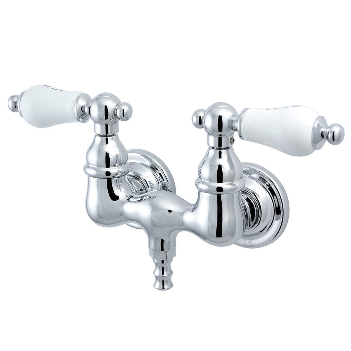 Kingston Brass Vintage Wall Mount 3-38 Centers Clawfoot Tub Filler
