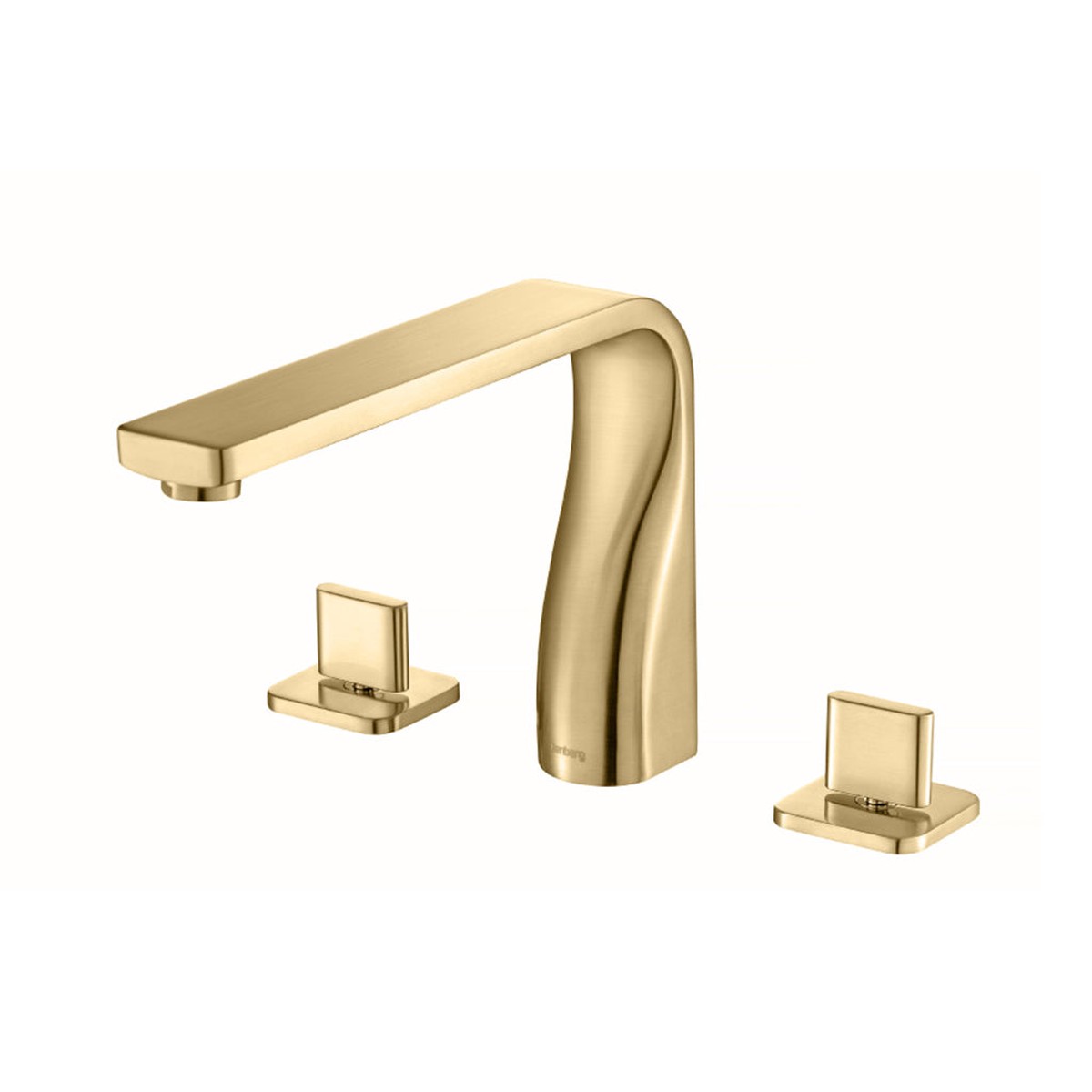 Serie 260 Complete Tub Faucet - Widespread - 8 BrassSatin Brass