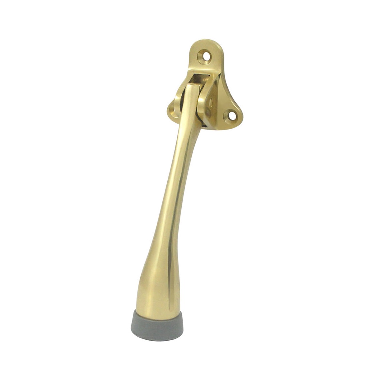 Universal Kickdown Holder - Door Mount - 5 BrassPolished Brass
