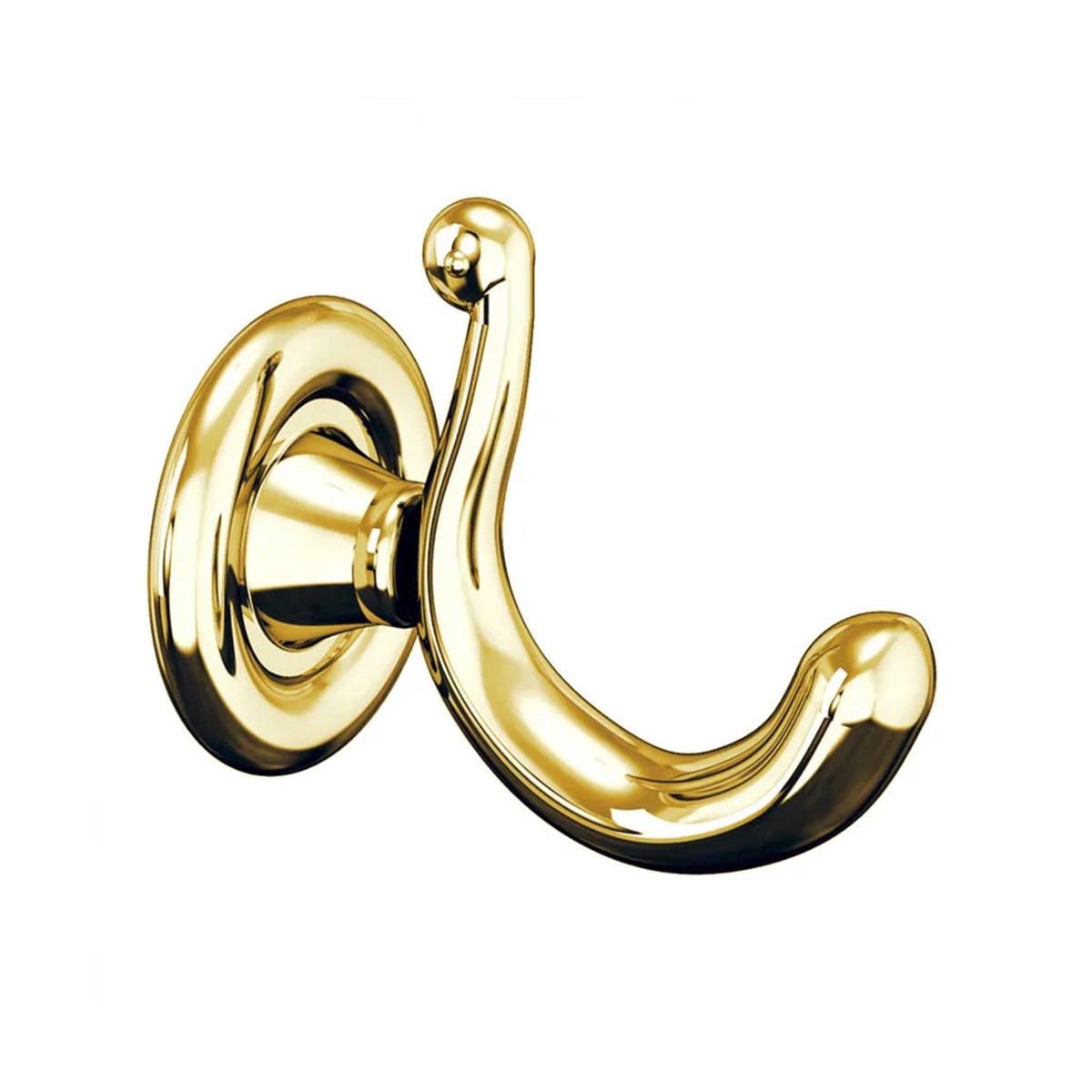 Windsor Hook - Wall Mount - 3 BrassGold