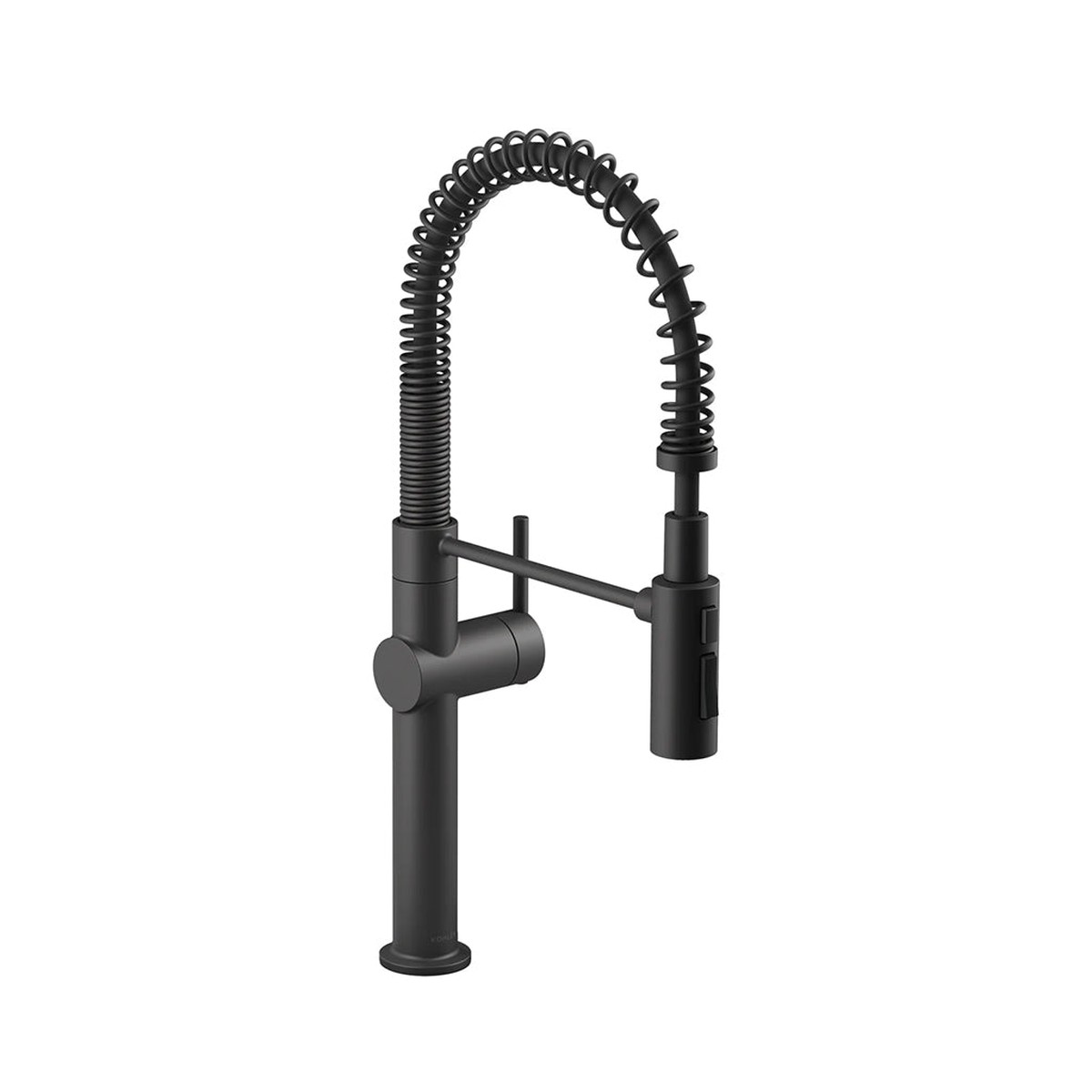 Crue Semi-Professional Kitchen Faucet - Single Hole - 22 BrassMatt Black