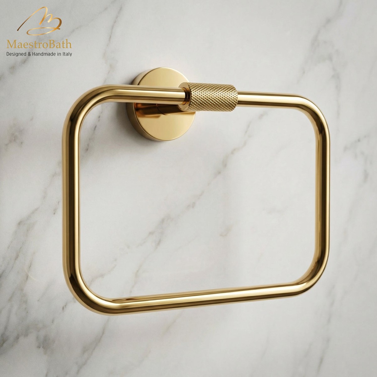 Forward Square Towel Ring