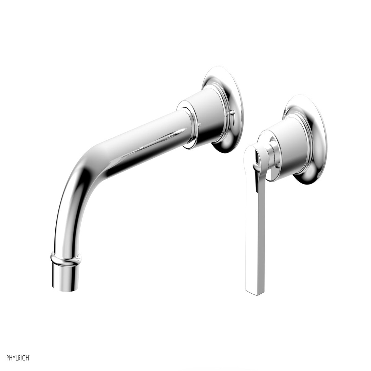 HEX MODERN Single Handle Wall Lavatory Set - Lever Handle 501-18