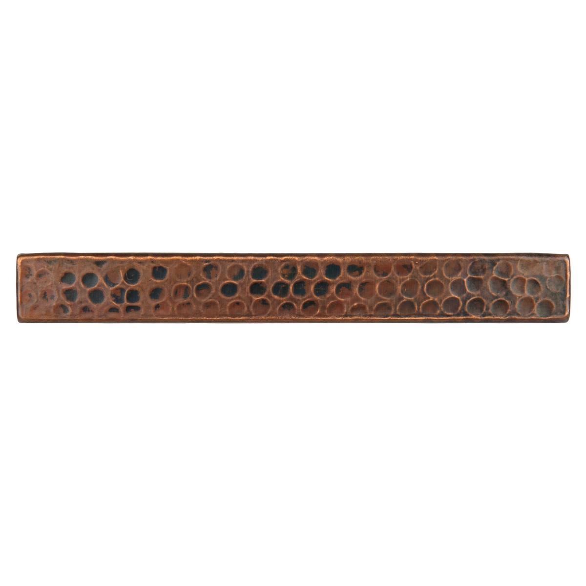 Premier Copper Products 1 x 8 Hammered Copper Tile - Quantity 4