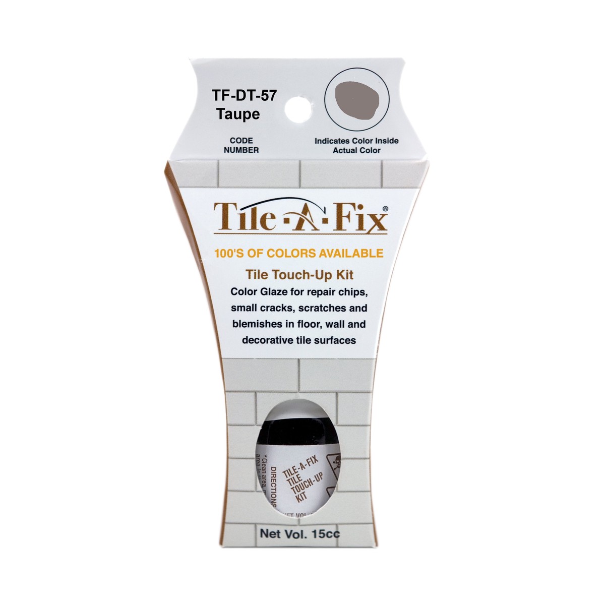 TF-DT-57 Tile-A-Fix Tile Touch Up Repair Glaze - Daltile Taupe