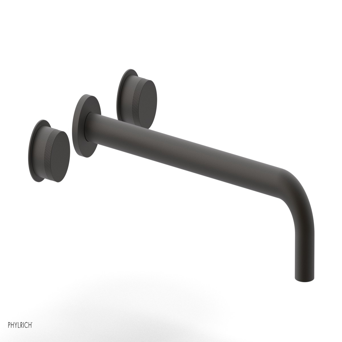 Basic II 14 Wall Lavatory Set - Knurled Handles 230-11-14