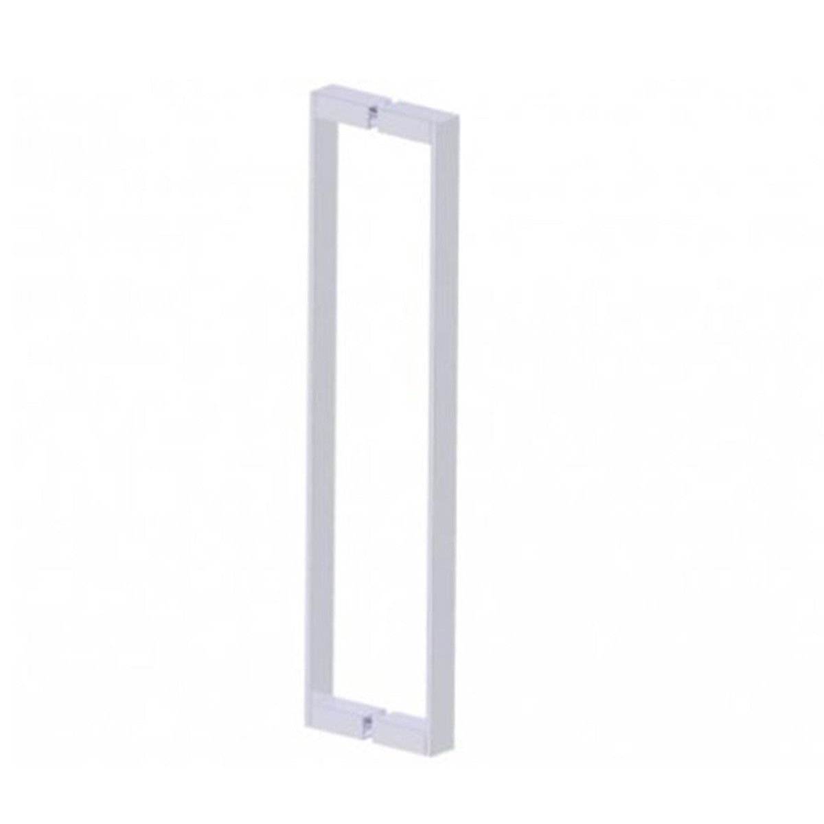 Berlin Double Glass Shower Door Handle - Door Mount - 18 BrassPolished Chrome