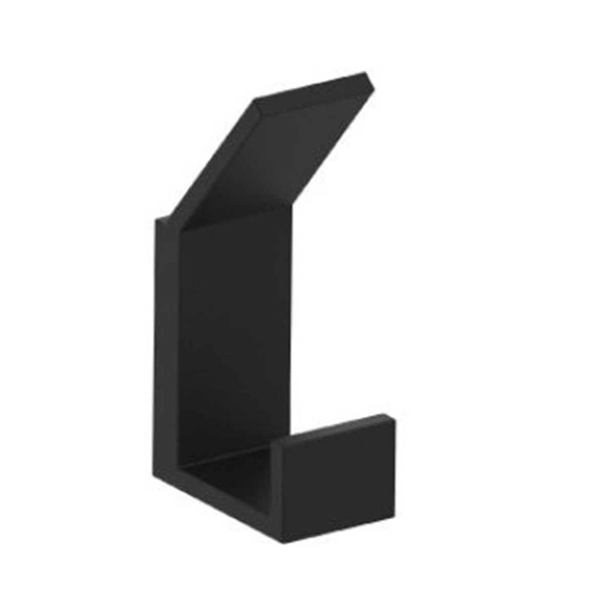 Berlin Single Prong Robe Hook - Wall Mount - 4 BrassMatt Black
