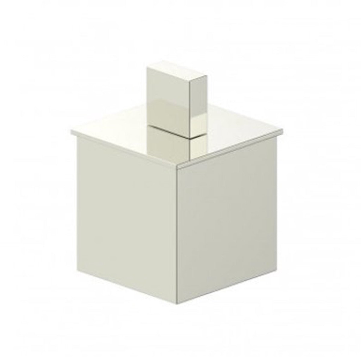 Berlin Small Cotton Box - Free Standing - 4 BrassPolished Nickel