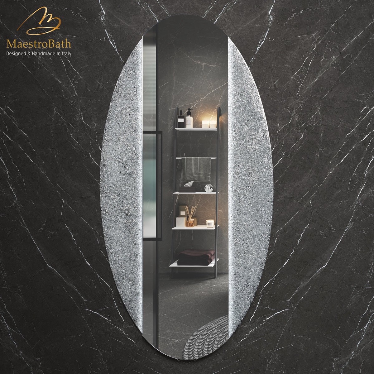 Ellipse Luxury LED Backlit Mirror