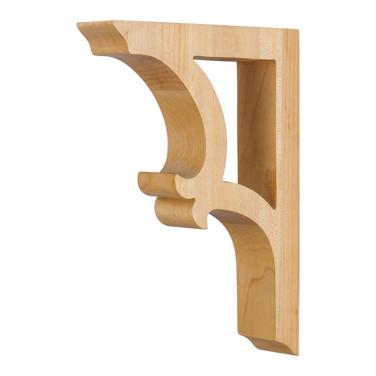 Hardware Resources Rubberwood Pierced Arts and Crafts Corbel
