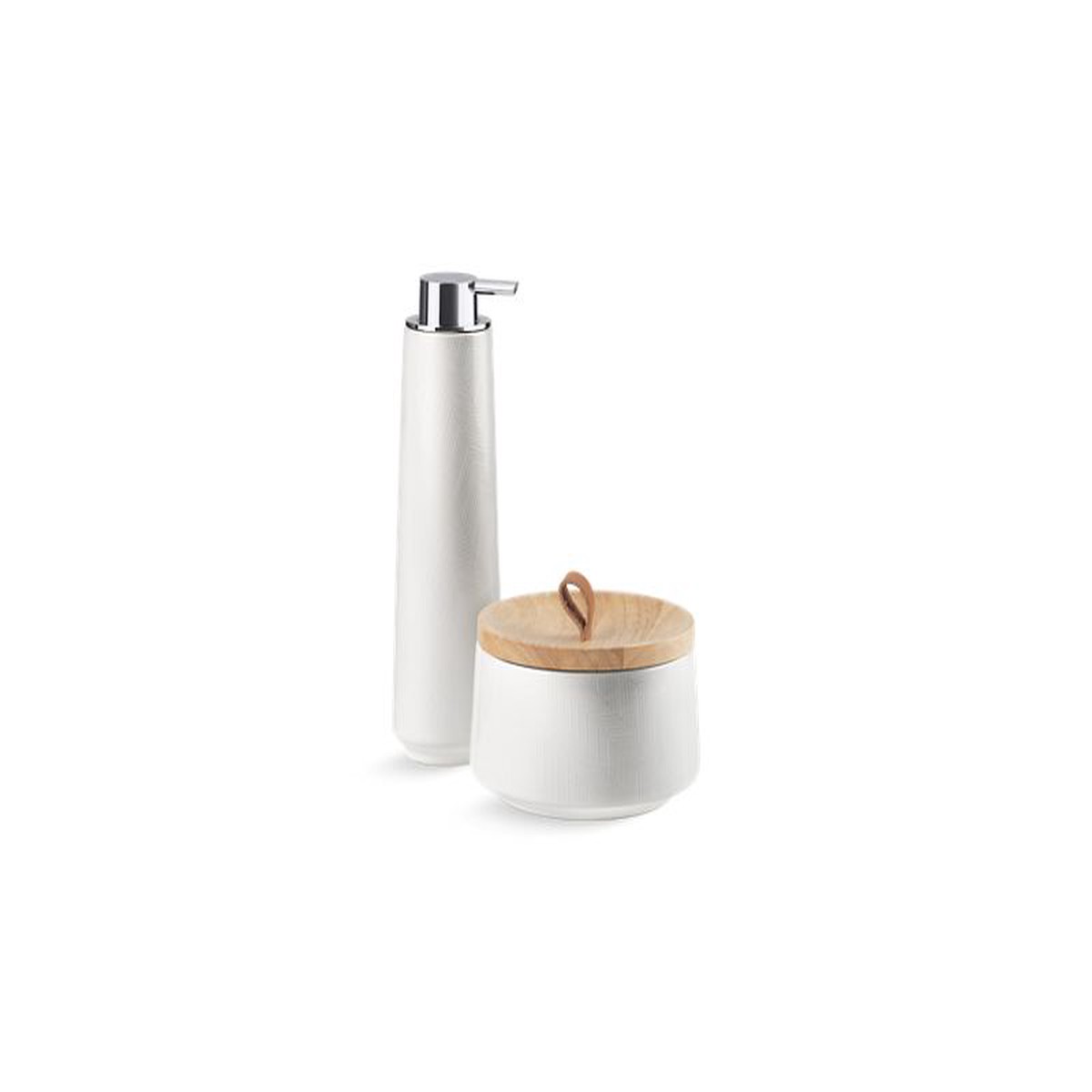 KOHLER K-29591-HD1 Bente Two-piece countertop accessory set Herringbone