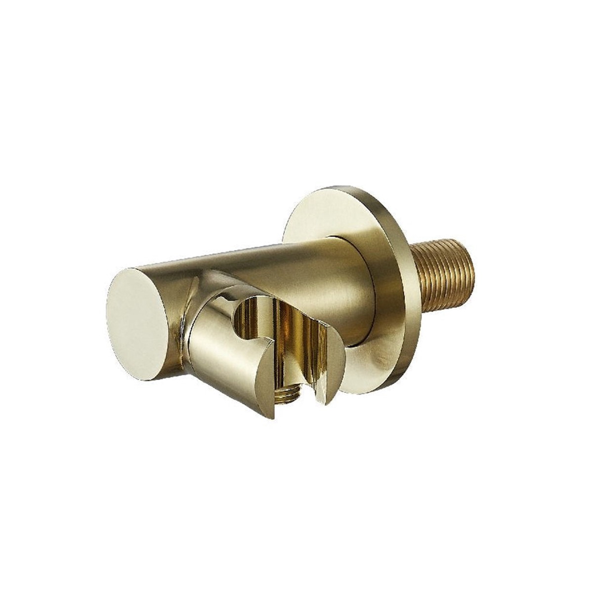 Metro Hand Shower Holder Connector - Wall Mount - 3 BrassSatin Brass