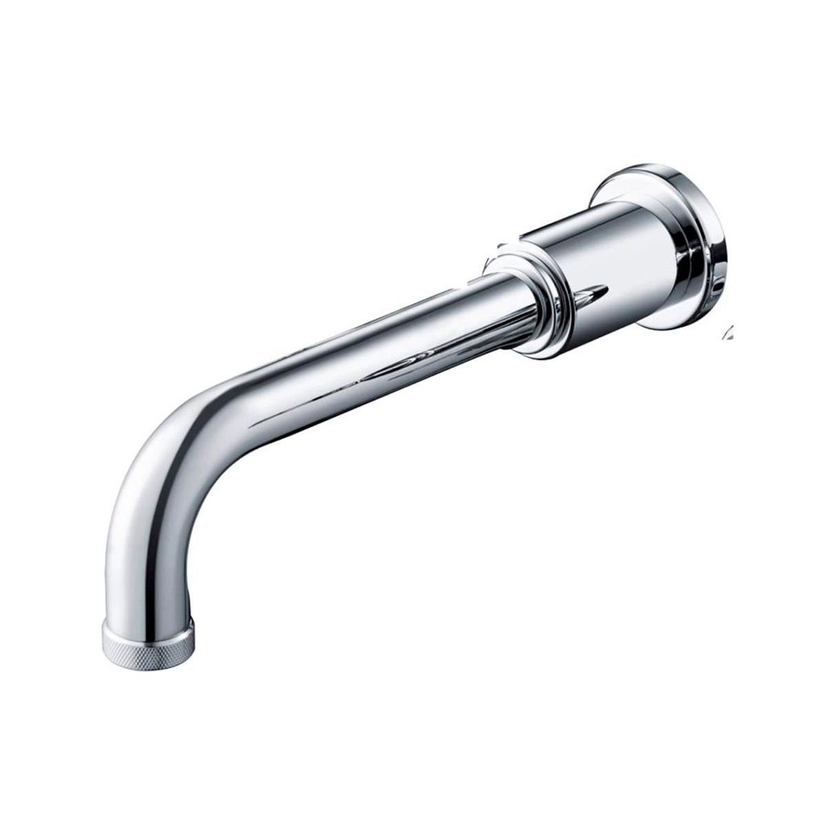 Serie 250 Non Diverting Tub Spout - Wall Mount - 10 BrassPolished Chrome