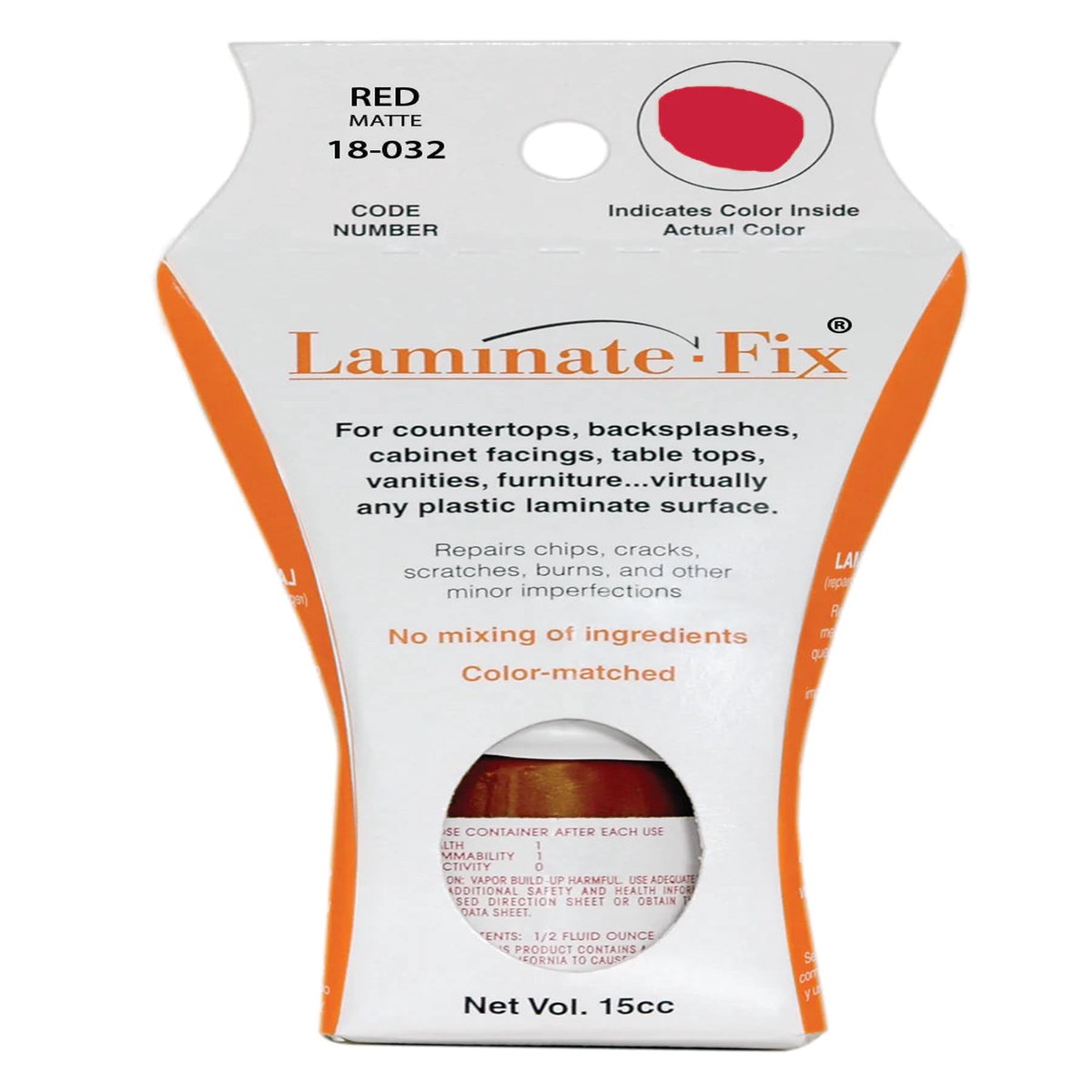 18-032 Red Laminate-Fix Matte Finish