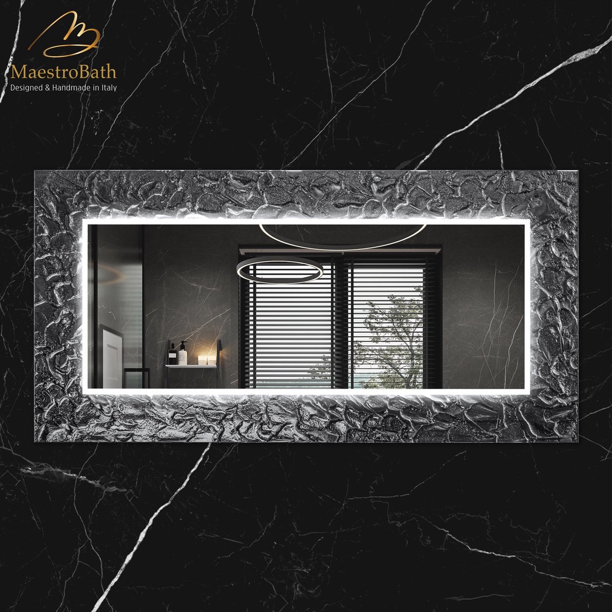 Artistic Luxury LED Mirror White Mirror