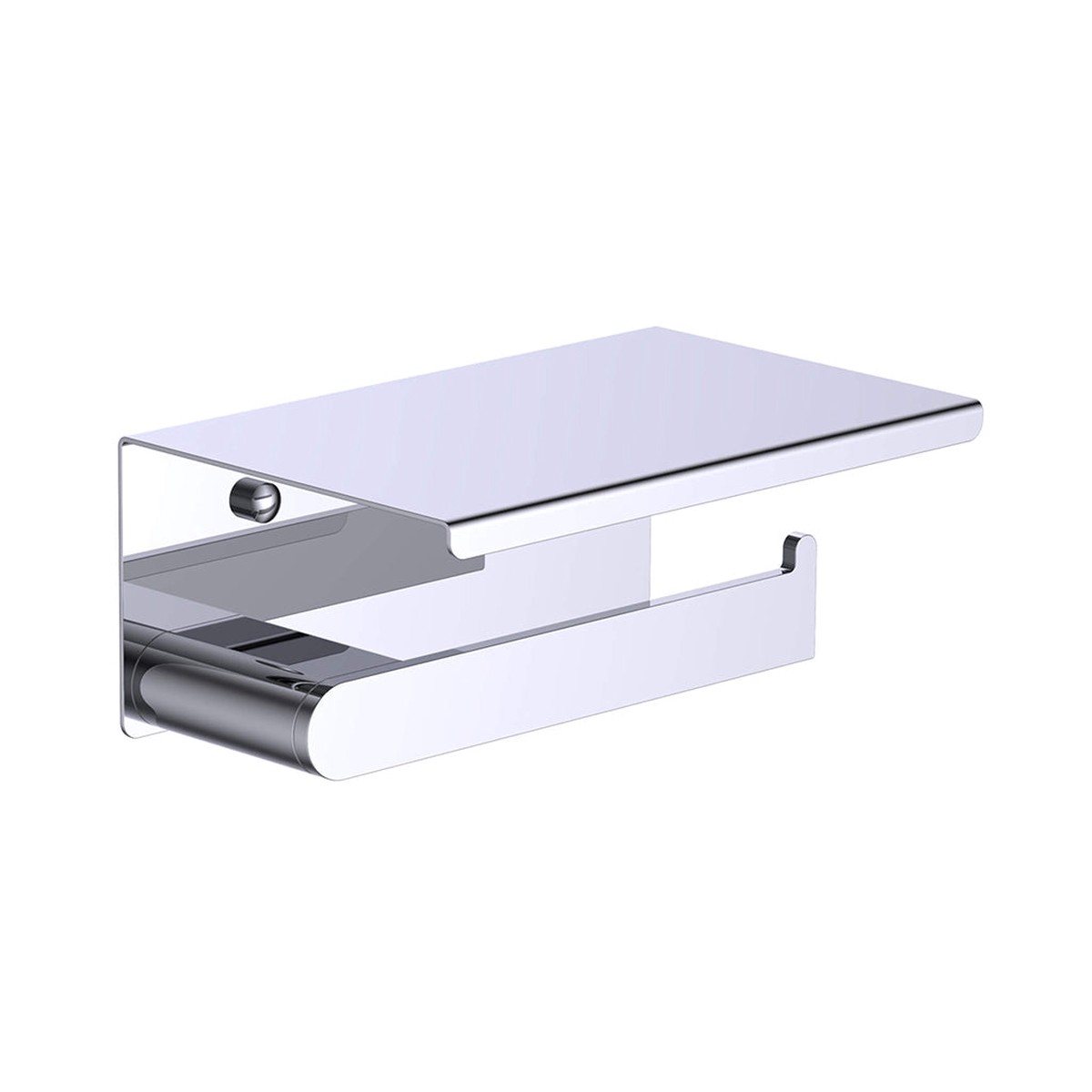 Astoria With Cover Toilet Paper Holder - Wall Mount - 8 Stainless SteelPolished Chrome