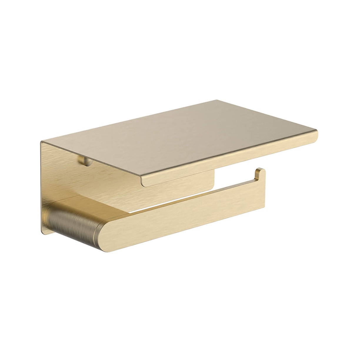 Astoria With Cover Toilet Paper Holder - Wall Mount - 8 Stainless SteelSatin Brass