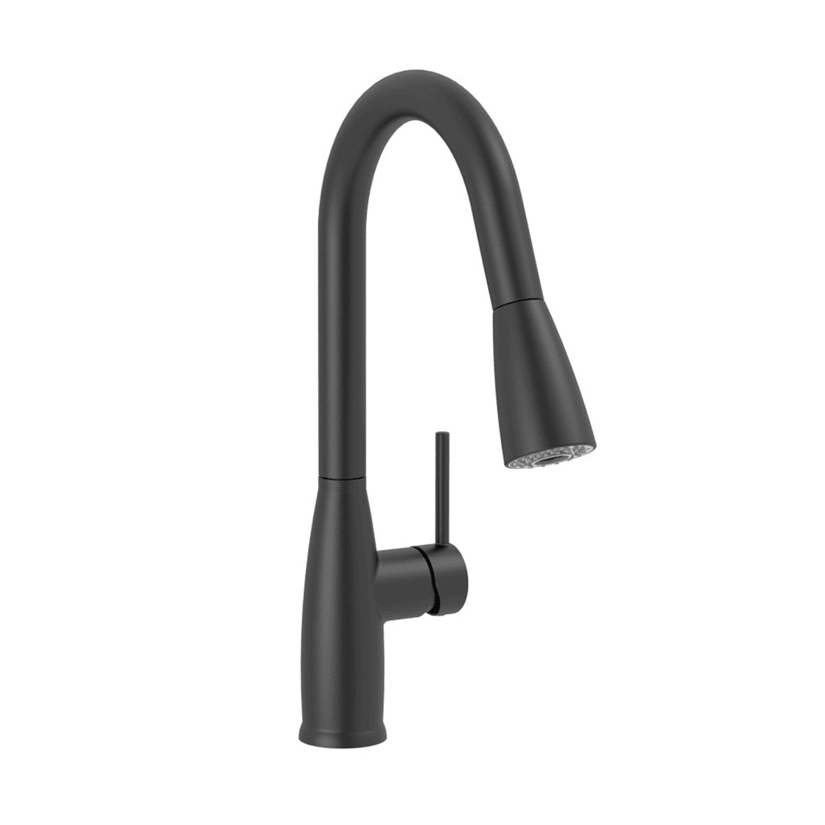 Bliss Pull Out Kitchen Faucet - Single Hole - 19 BrassMatt Black
