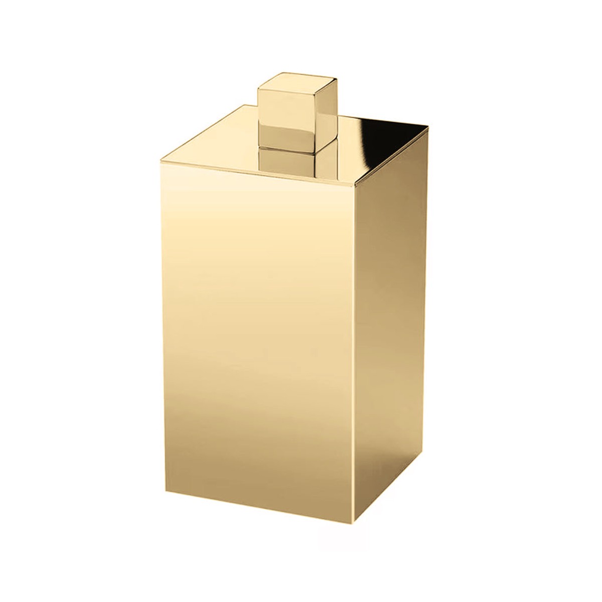 Box Metal Cotton Box - Free Standing - 5 BrassGold