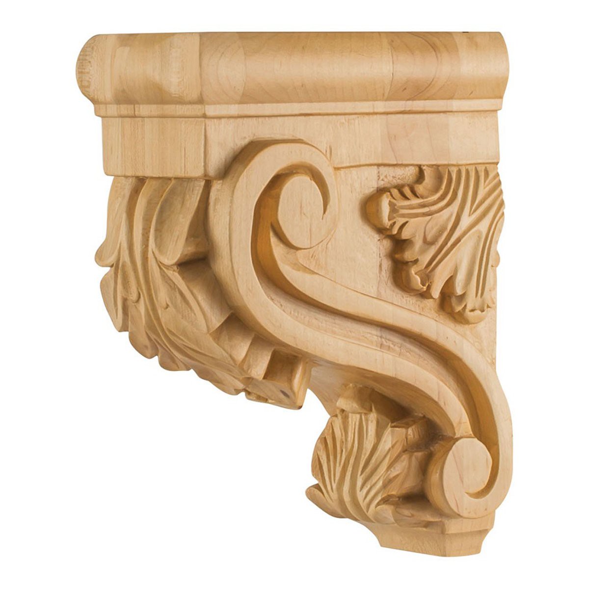 Hardware Resources 3 x 6 x 8 Cherry Acanthus Bar Bracket