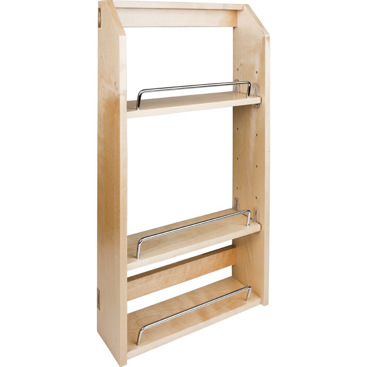Hardware Resources Adjustable Spice Rack for 18 Wall Cabinet