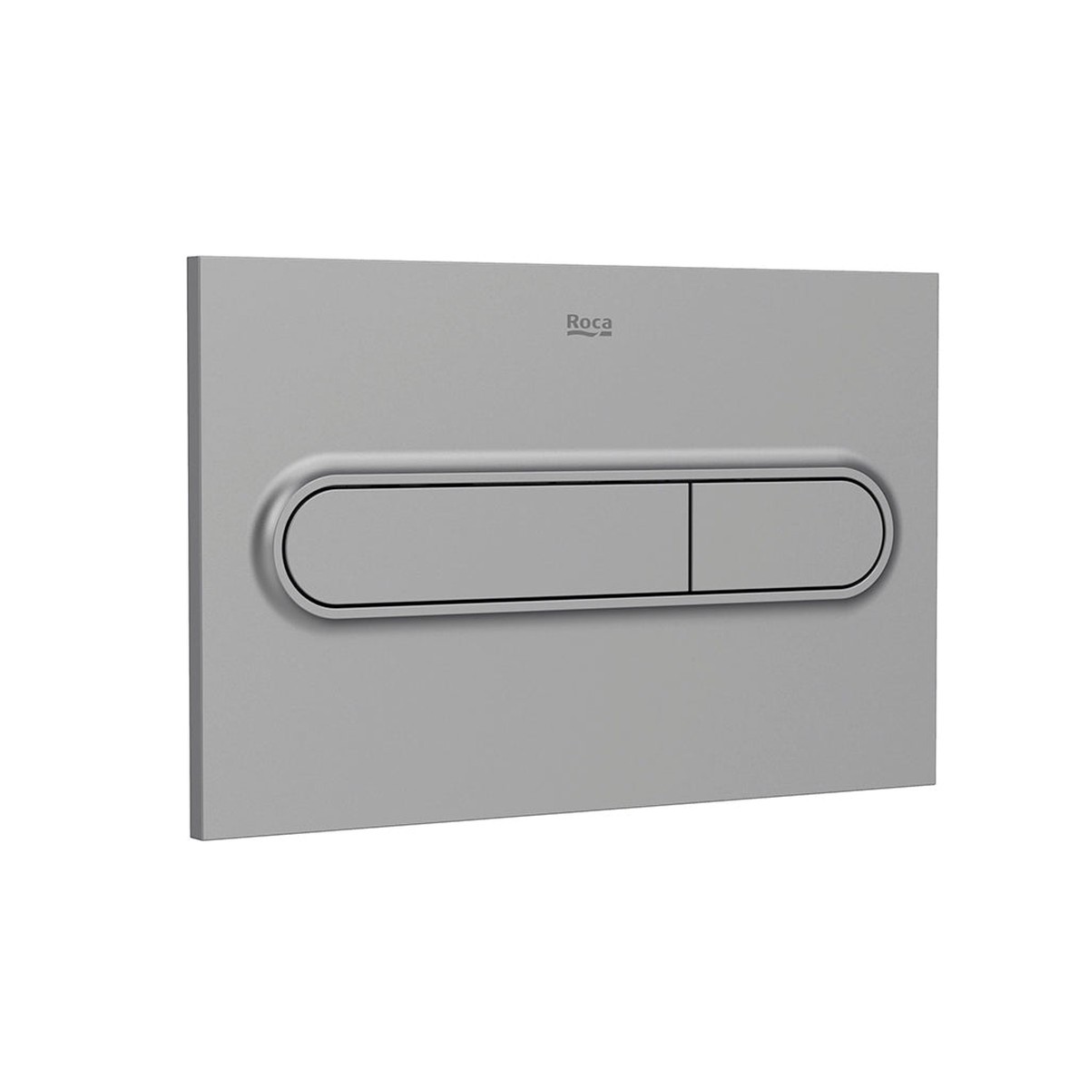 In-Wall PL1 Dual Toilet Flush Plate - Wall Mount - 10 GlassGray Lacquered