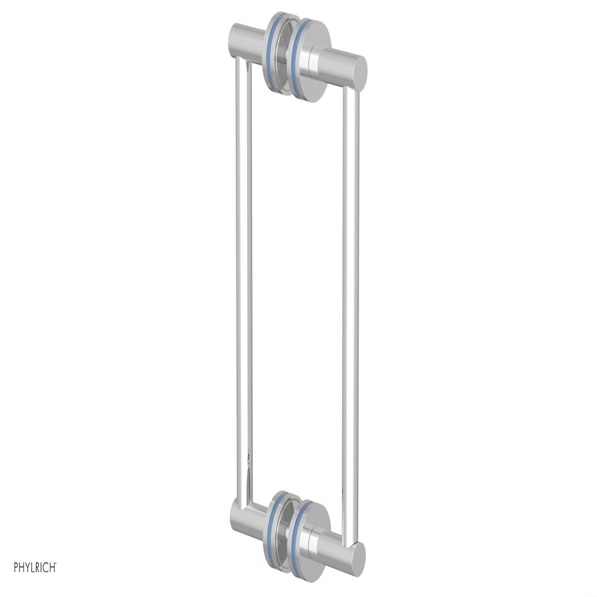 JOLIE - 12 Double Sided Shower Pull with Light Blue Accents 222-93-12