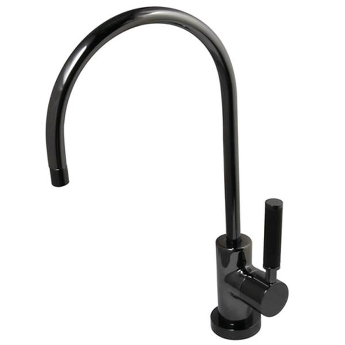 Kingston Brass Gourmetier NS8190DKL Water Onyx Cold Water Filtration Faucet in Black Nickel