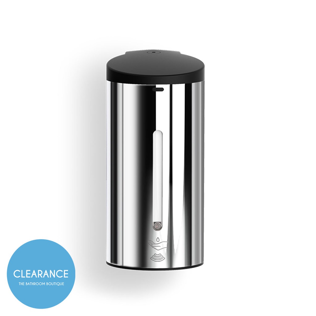 Sensor Soap Dispenser - Wall Mount - 9 Stainless SteelPolished ChromeBlack (Final Sale)