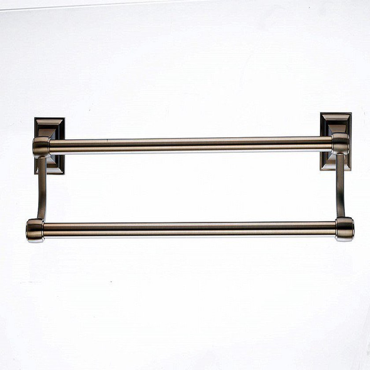 Topknobs STK7BB 18 Double Towel Bar in Brushed Bronze