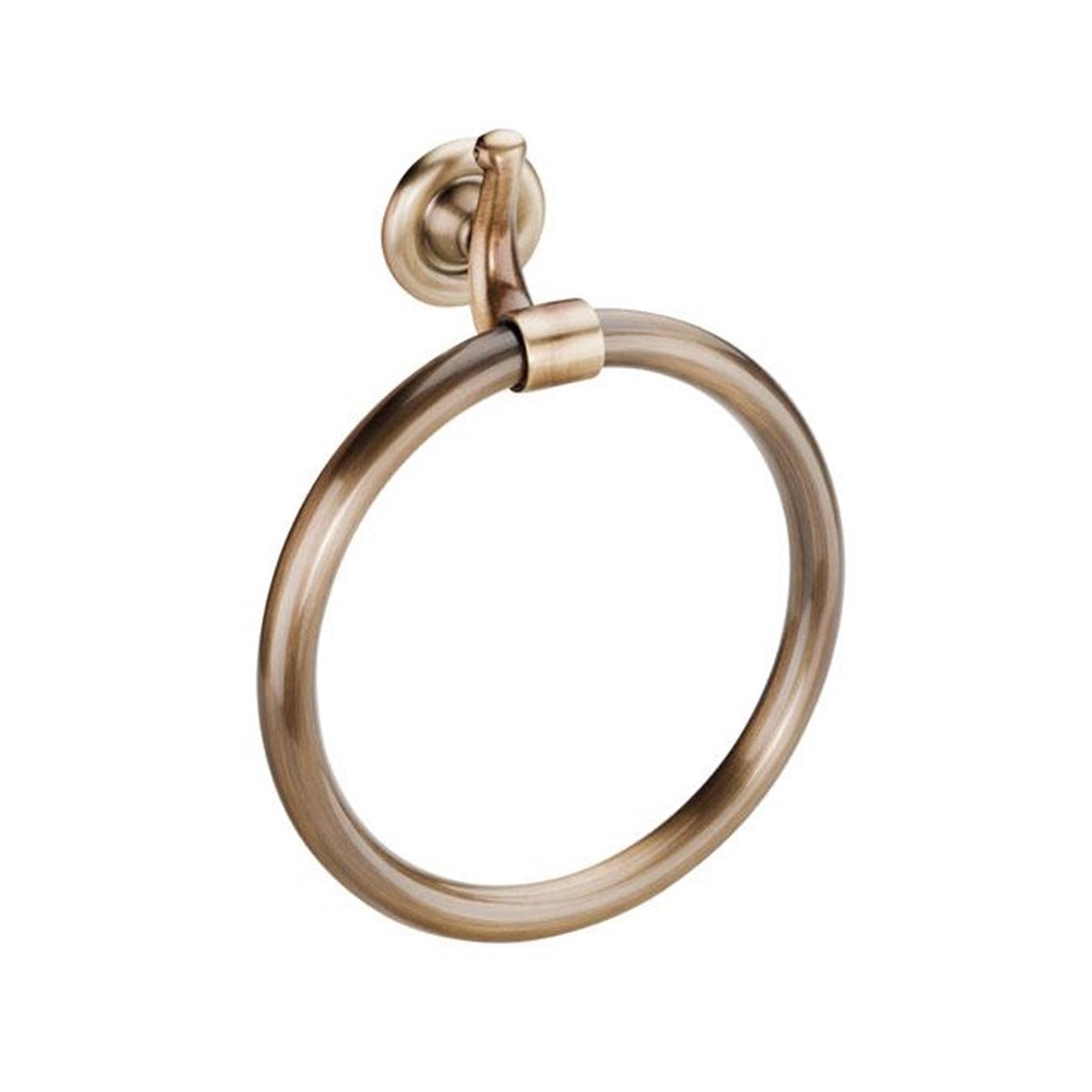Windsor Towel Ring - Wall Mount - 9 BrassAntique Brass